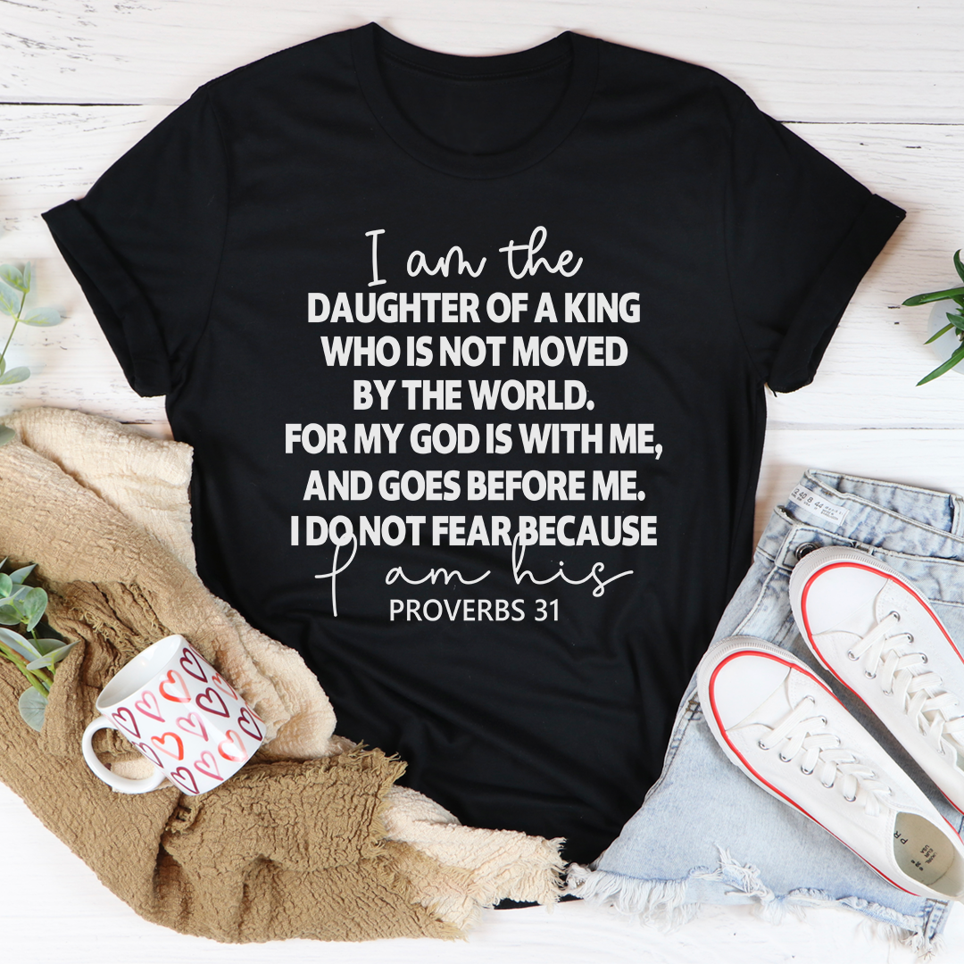 I Am The Daughter Of A King T-Shirt-1