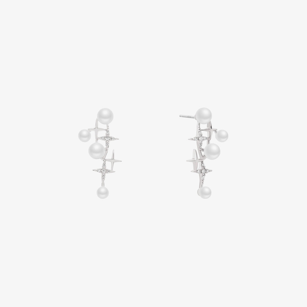 Pearl galaxy earrings-3