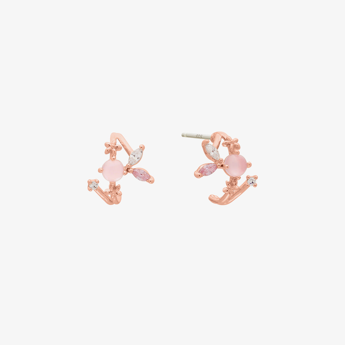 Pink fairy earrings-4