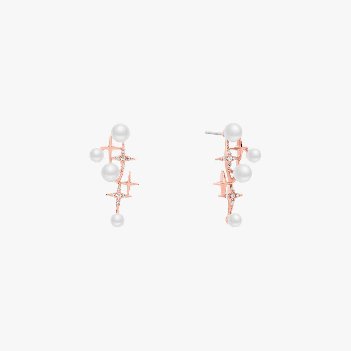 Pearl galaxy earrings-4