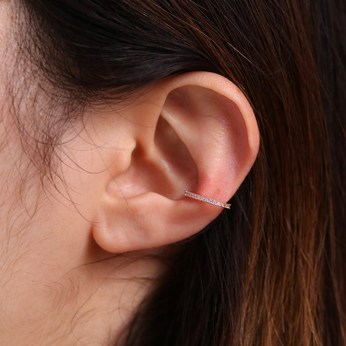Simple Cubic Ear Cuff-3