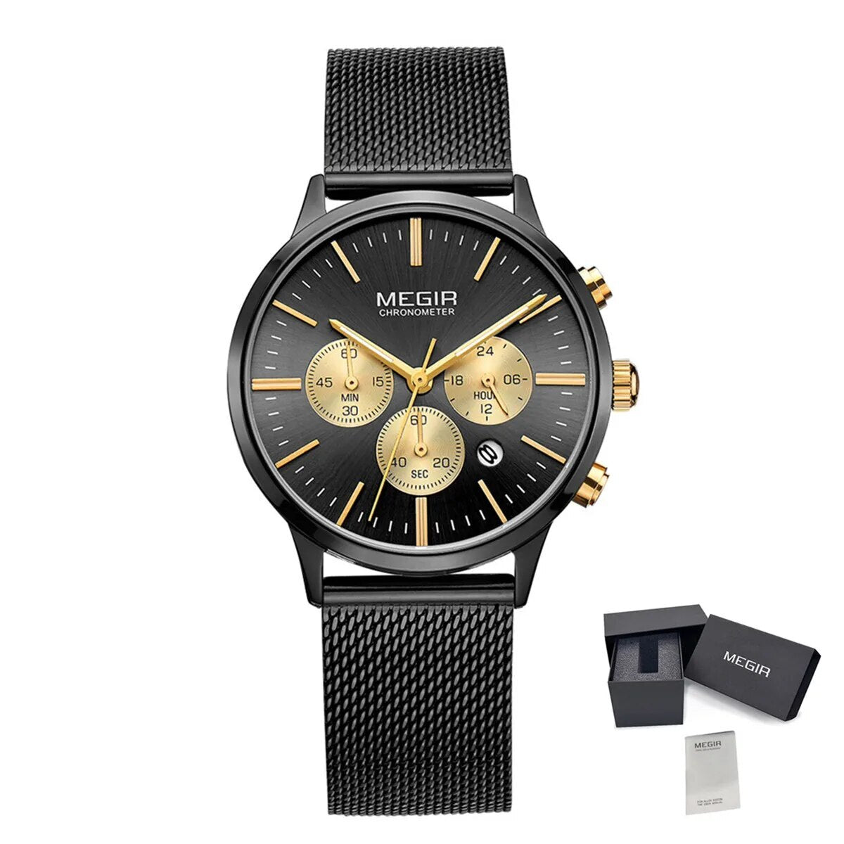 MEGIR Brand Luxury Women Watches Fashion Quartz Ladies Watch Sport Relogio Feminino Wristwatch Waterproof Dress Clock 2011-15