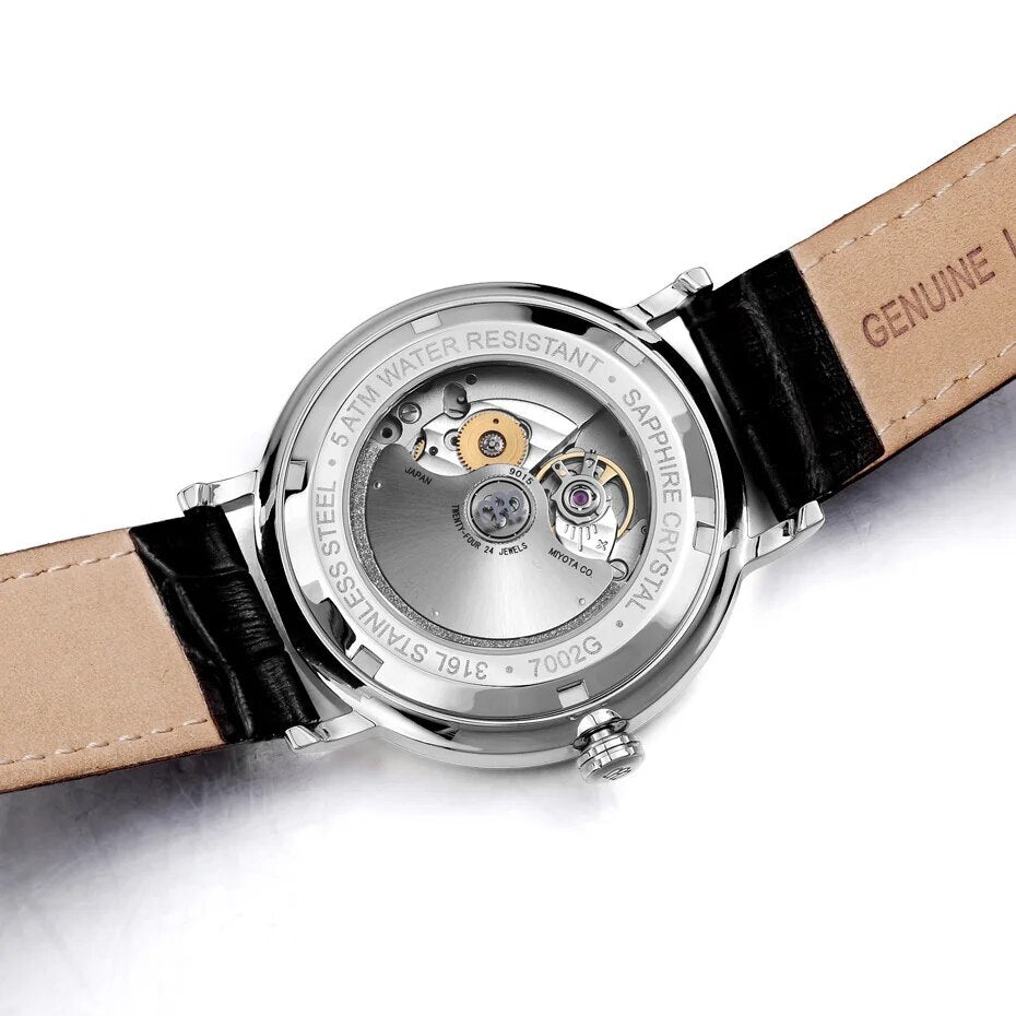 NAKZEN Miyota 9015 Automatic Mechanical Men Watch 2019 Hot Wrist Brand Luxury Sapphire glass Wristwatch Clock Relogio Masculino-2