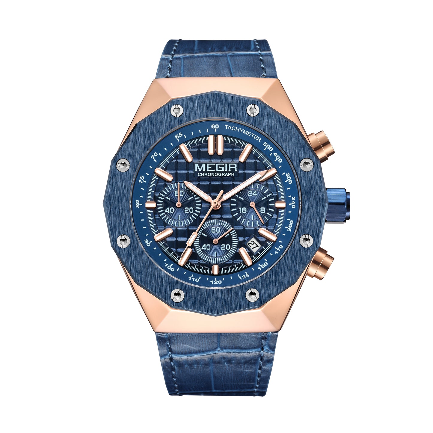 MEGIR Relogio Masculino Luxury Business Men Watches Fashion Military Watch Date Luminous Casual Quartz Wristwatch Man Clock 2213-5
