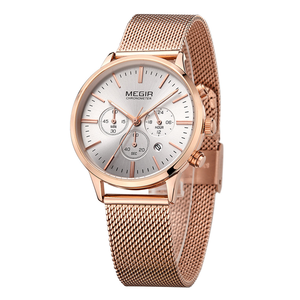 MEGIR Brand Luxury Women Watches Fashion Quartz Ladies Watch Sport Relogio Feminino Wristwatch Waterproof Dress Clock 2011-6