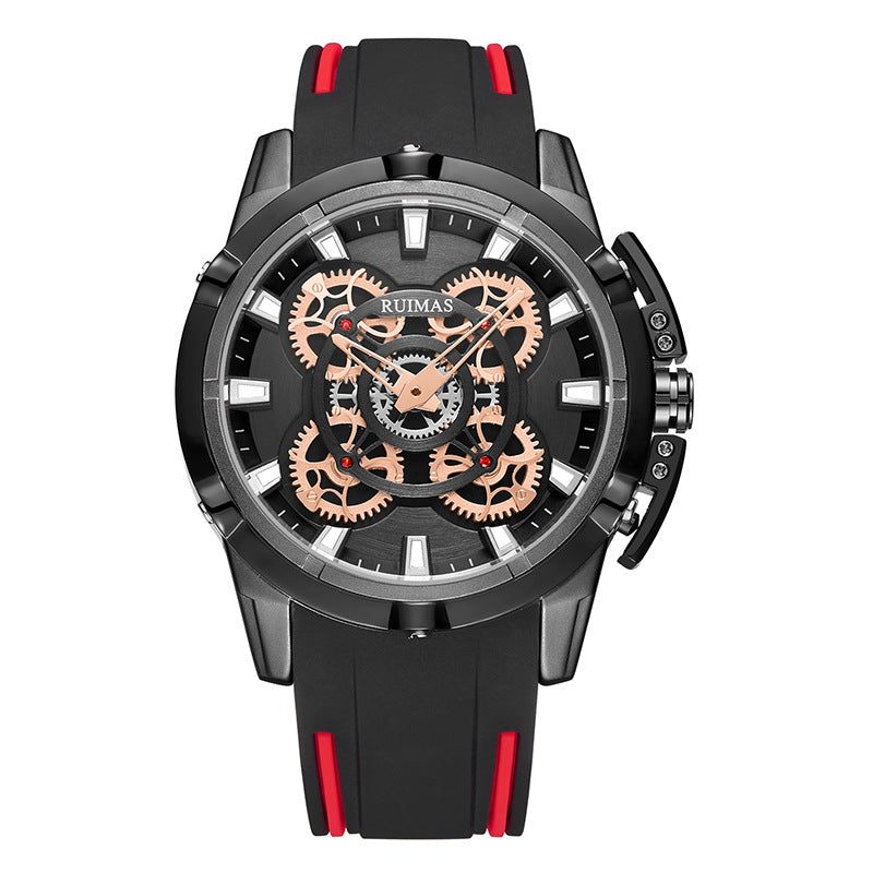 RUIMAS Top Brand Mens Watches Luxury Silicone Large Dial Sports Quartz Wristwatch Waterproof Date Clock Casual Relogio Masculino-11