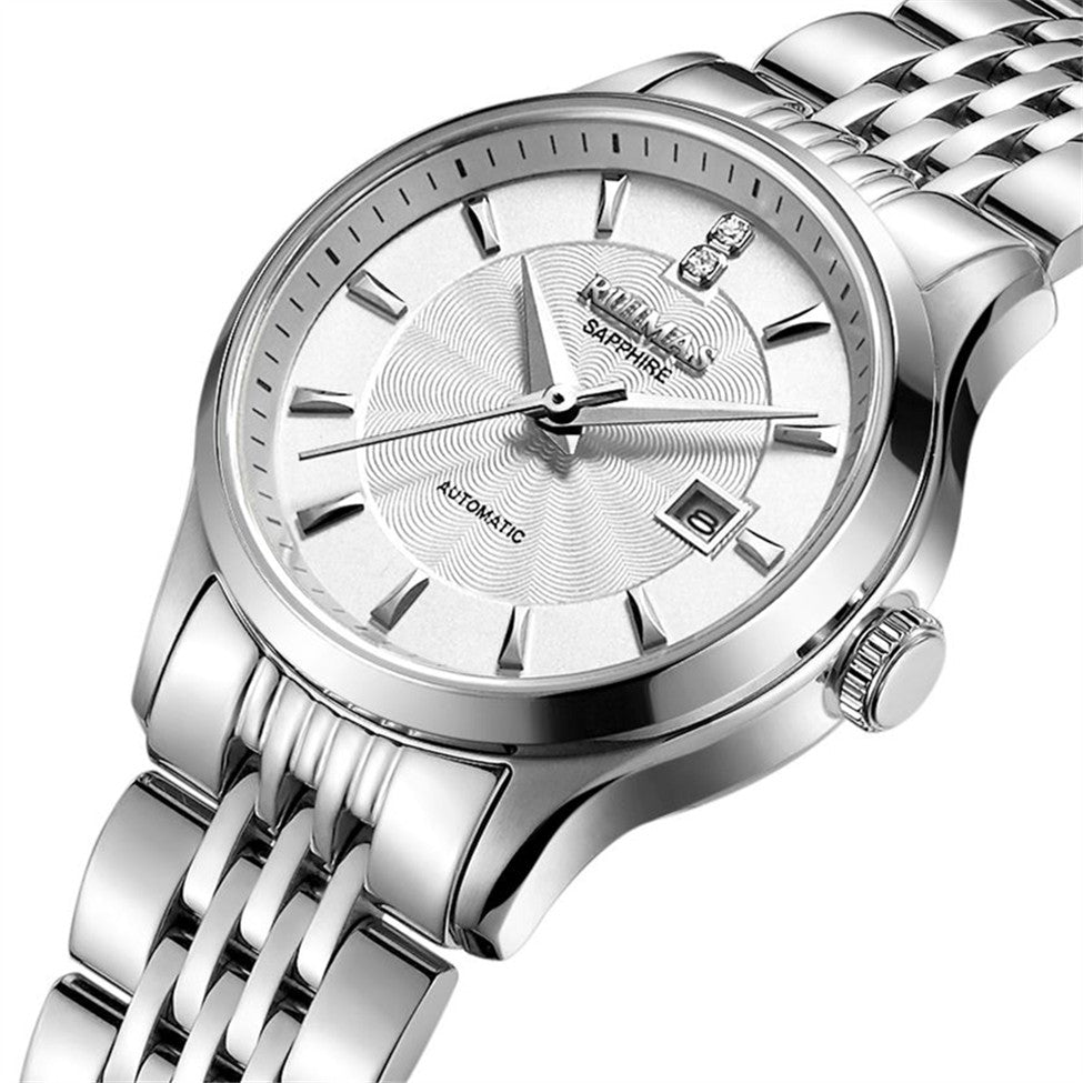 RUIMAS Brand Luxury Women Automatic Mechanical Watches Fashion Ladies Business Casual Wristwatch Sapphire Clock Reloj Mujer 6755-9