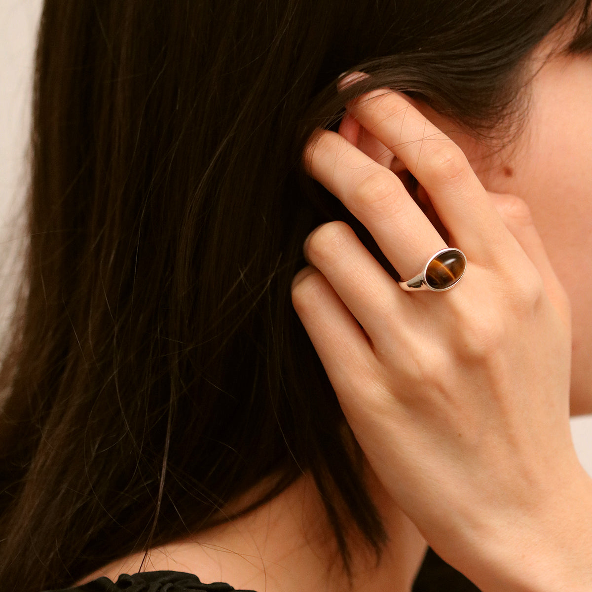 Tiger's eye ring-2