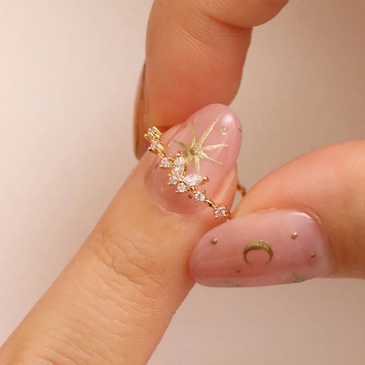 Butterfly Set In Gold-2