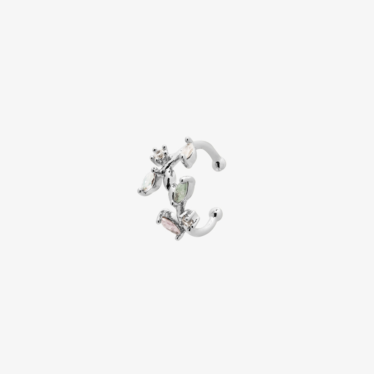 Rainbow Gem Ear Cuff-5