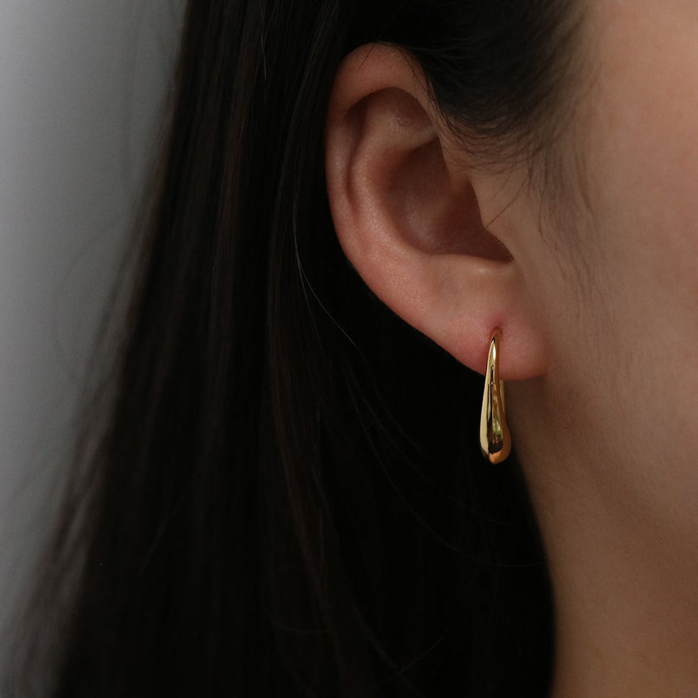 Tear drop earrings-4