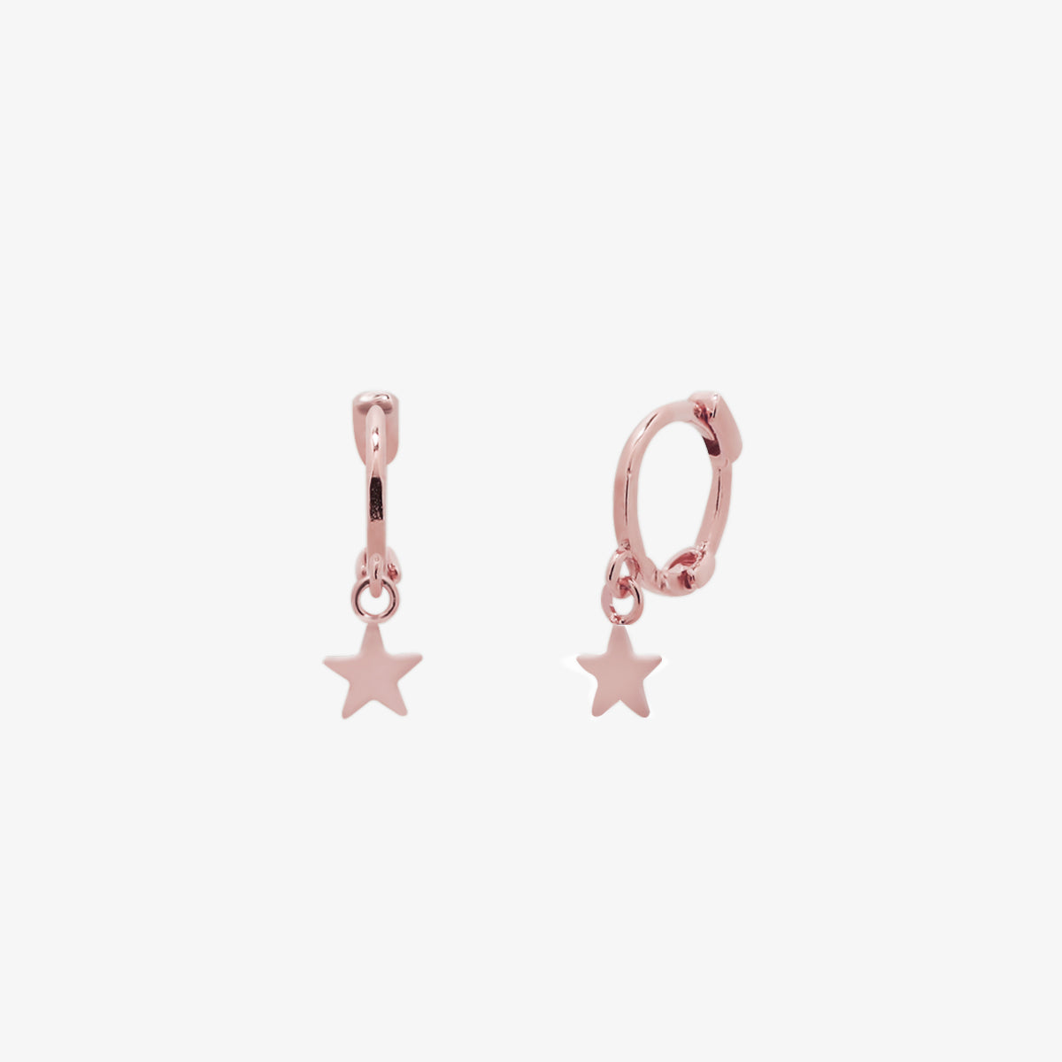 Star Charm Huggie Earring-6