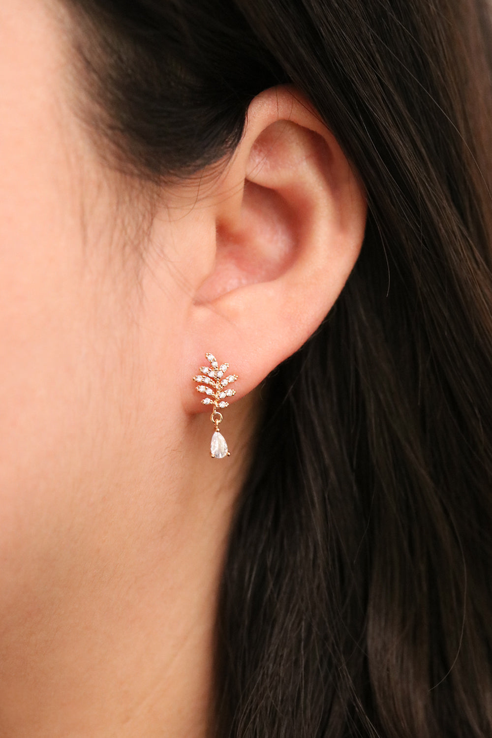 Branch Teardrop Earrings-2