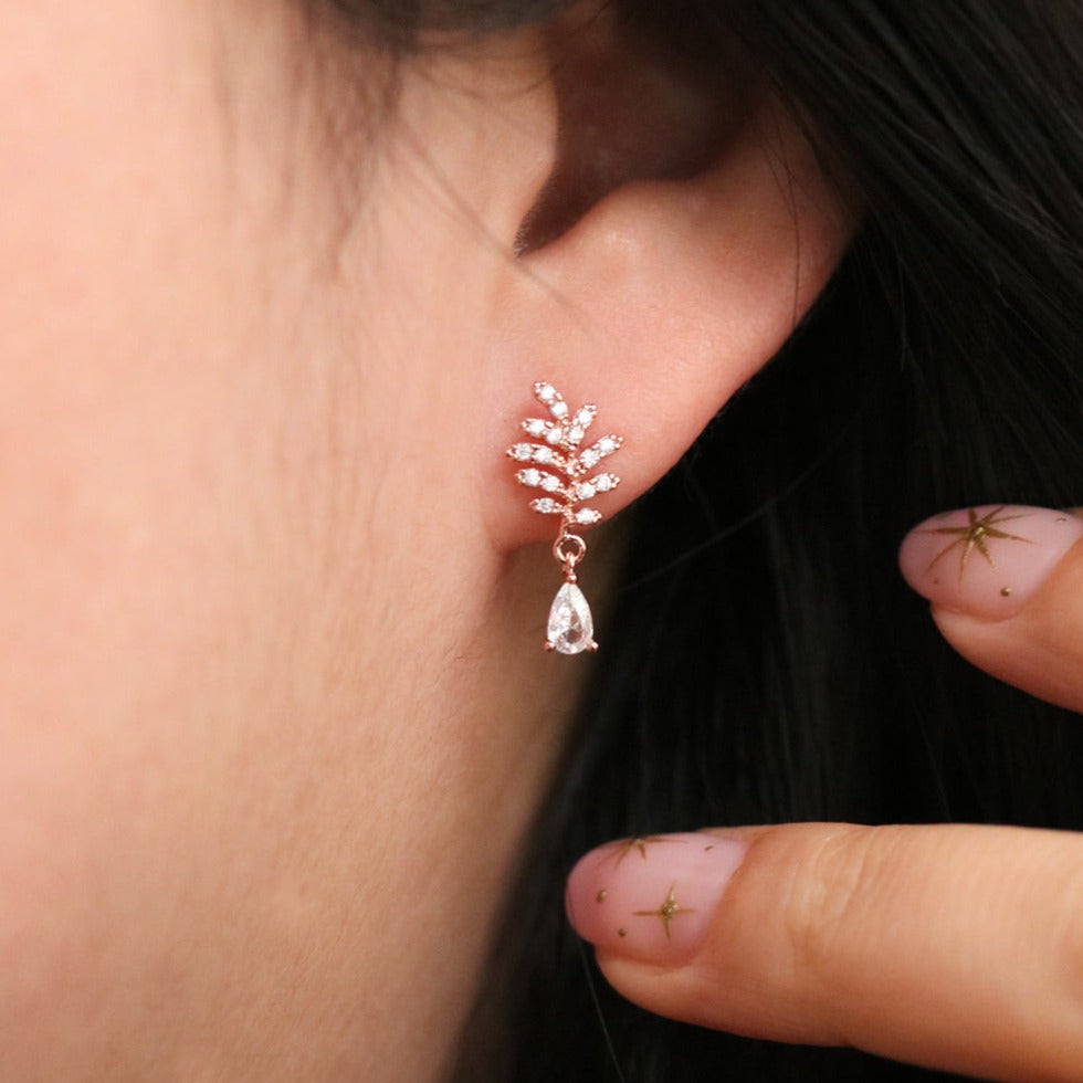 Branch Teardrop Earrings-1