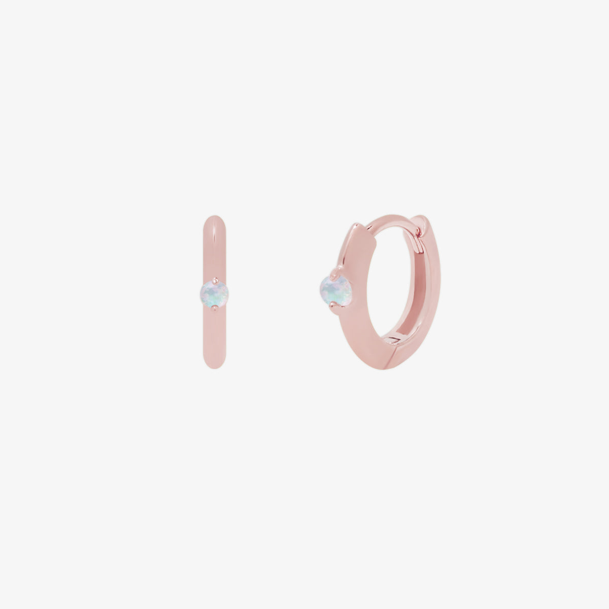 Opal Bold Huggie Earring-2