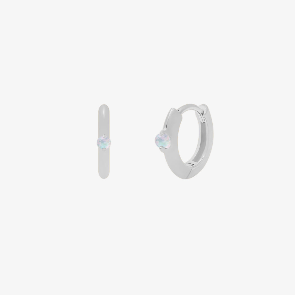 Opal Bold Huggie Earring-1