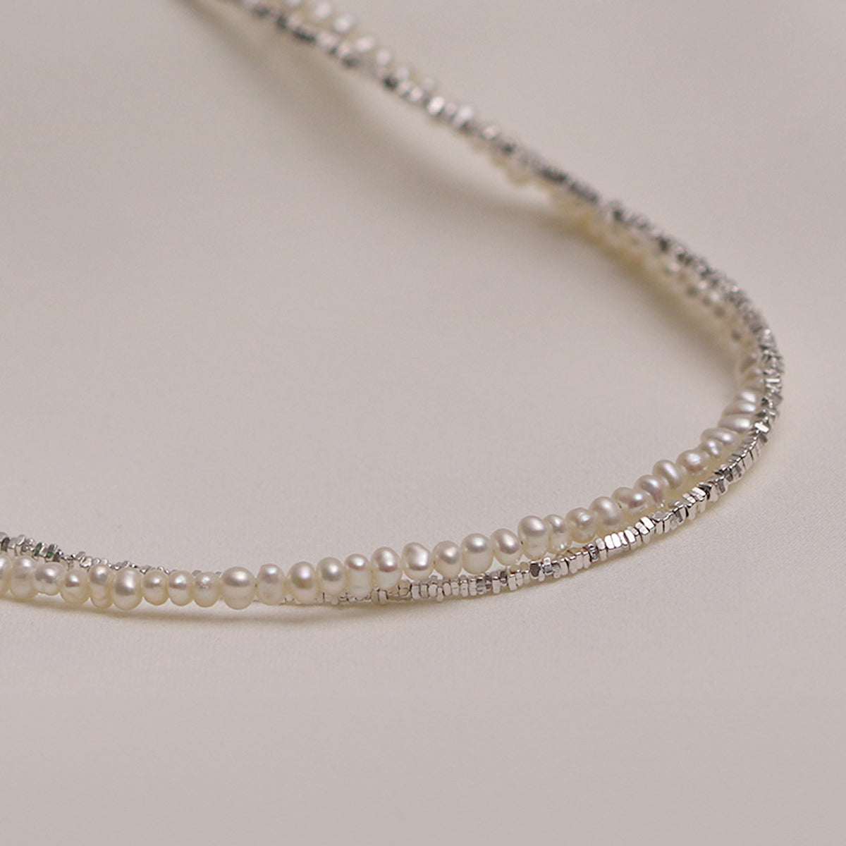 Pearl layered necklace-1
