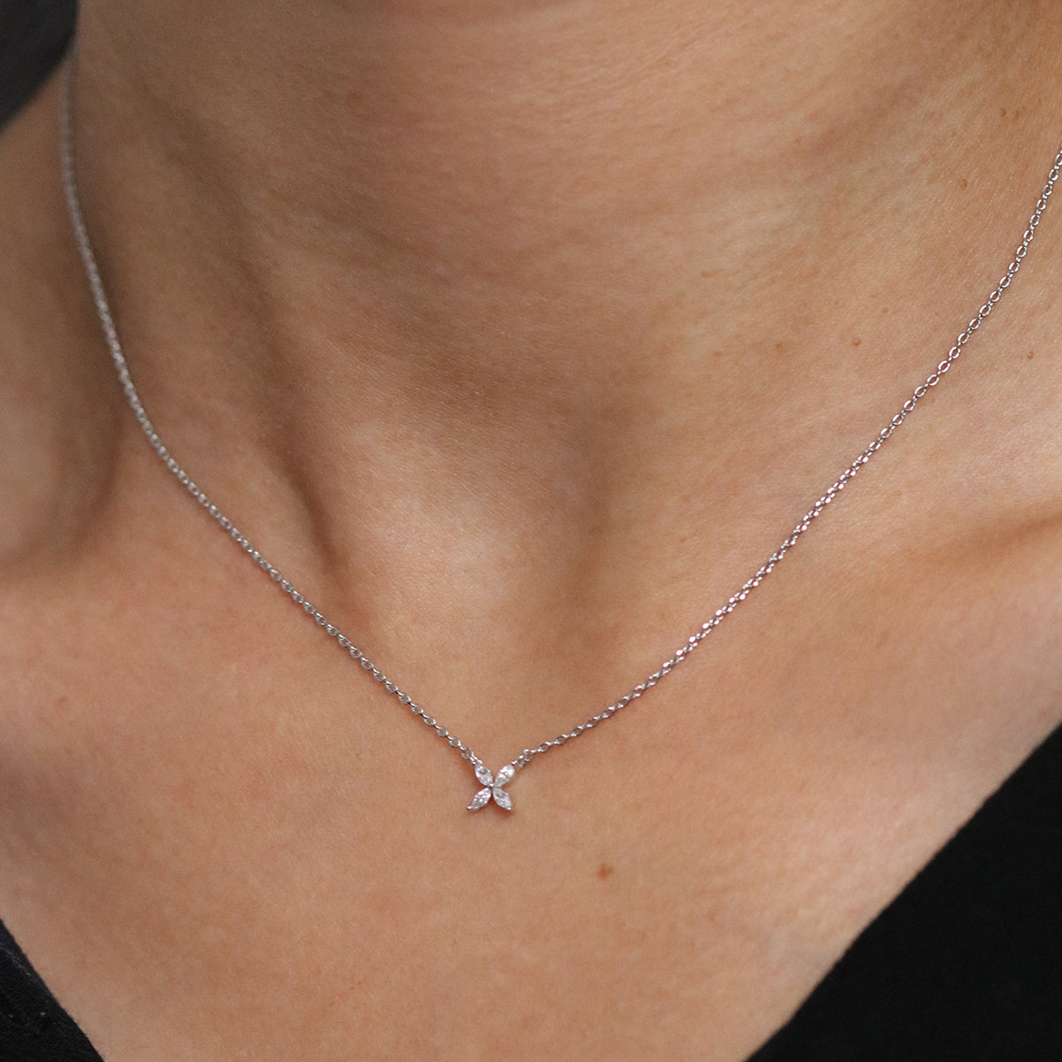Windmill flower necklace-2