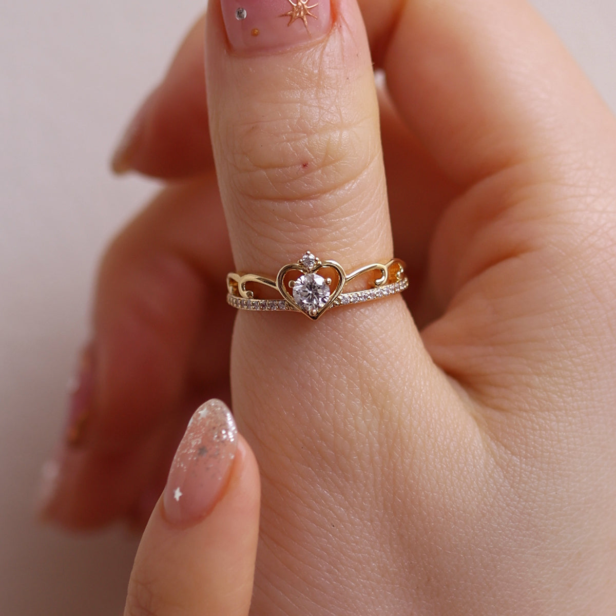 Princess crown ring-1