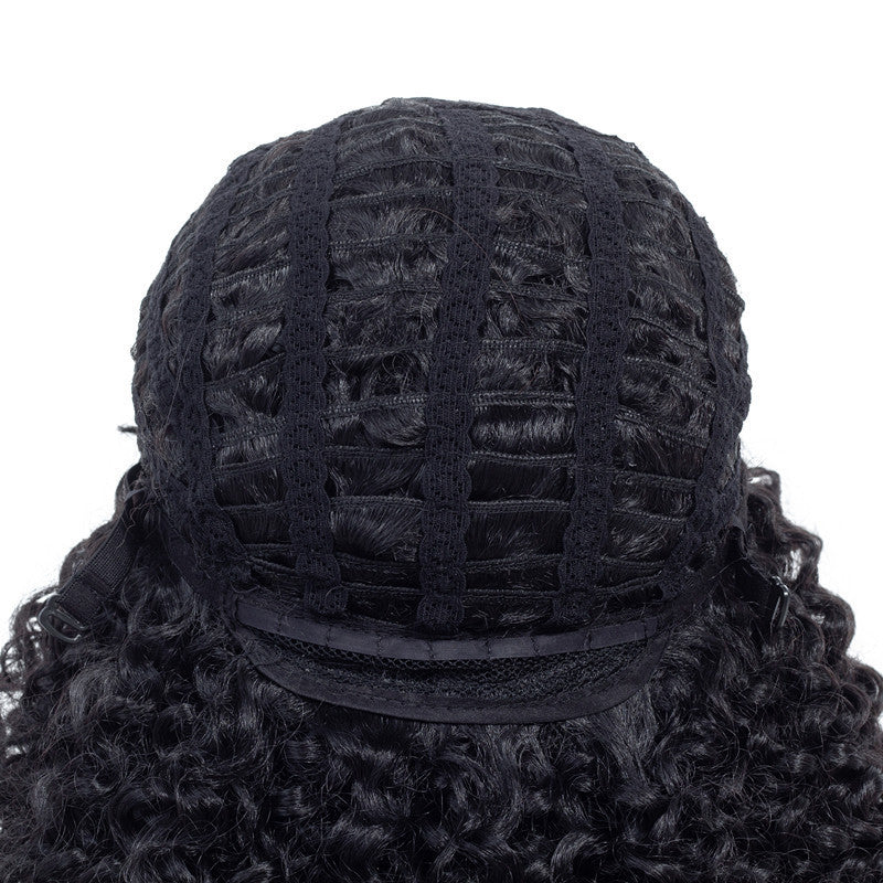 Korean Silk Gradient Long Curly Hair Wig-1