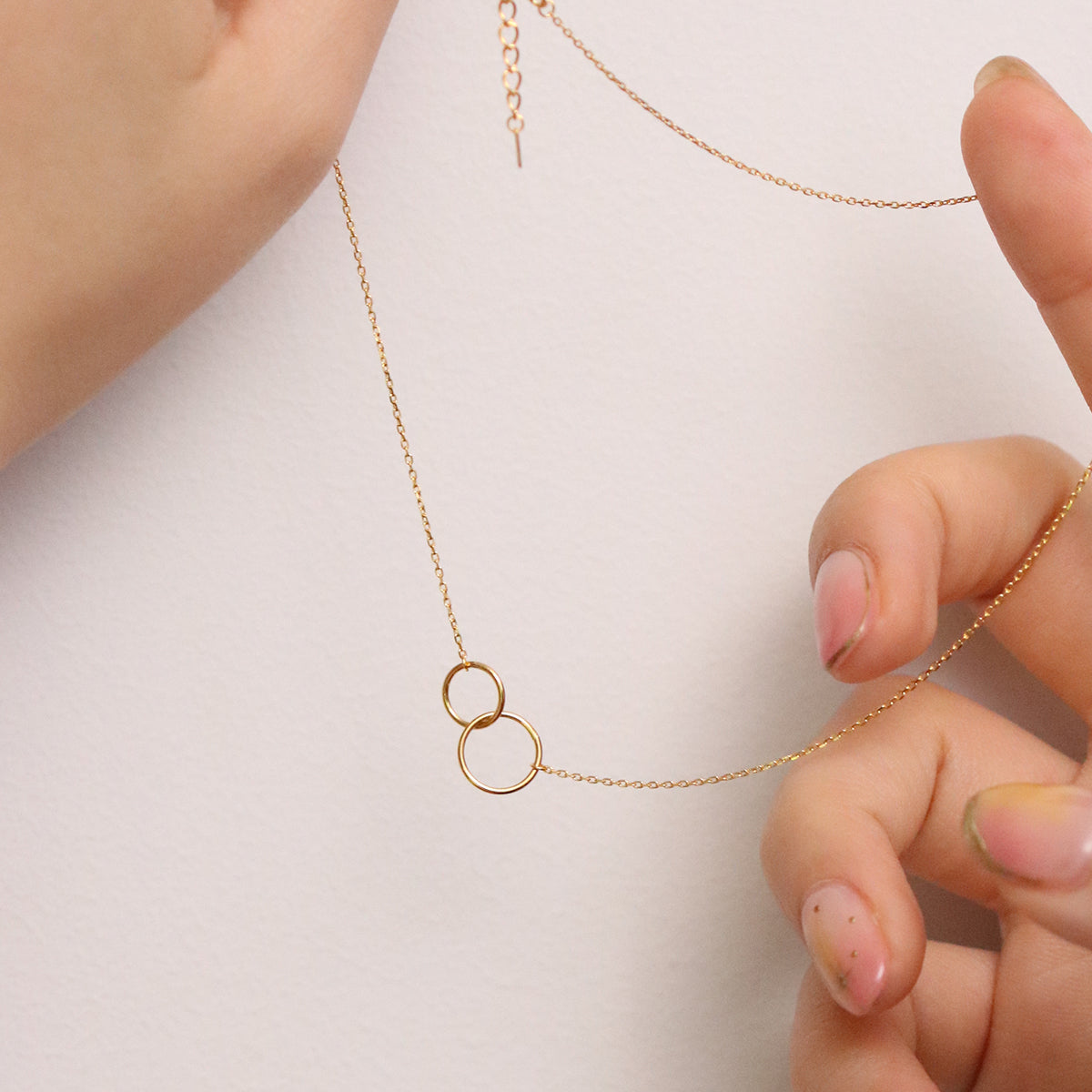 Double circles necklace-1