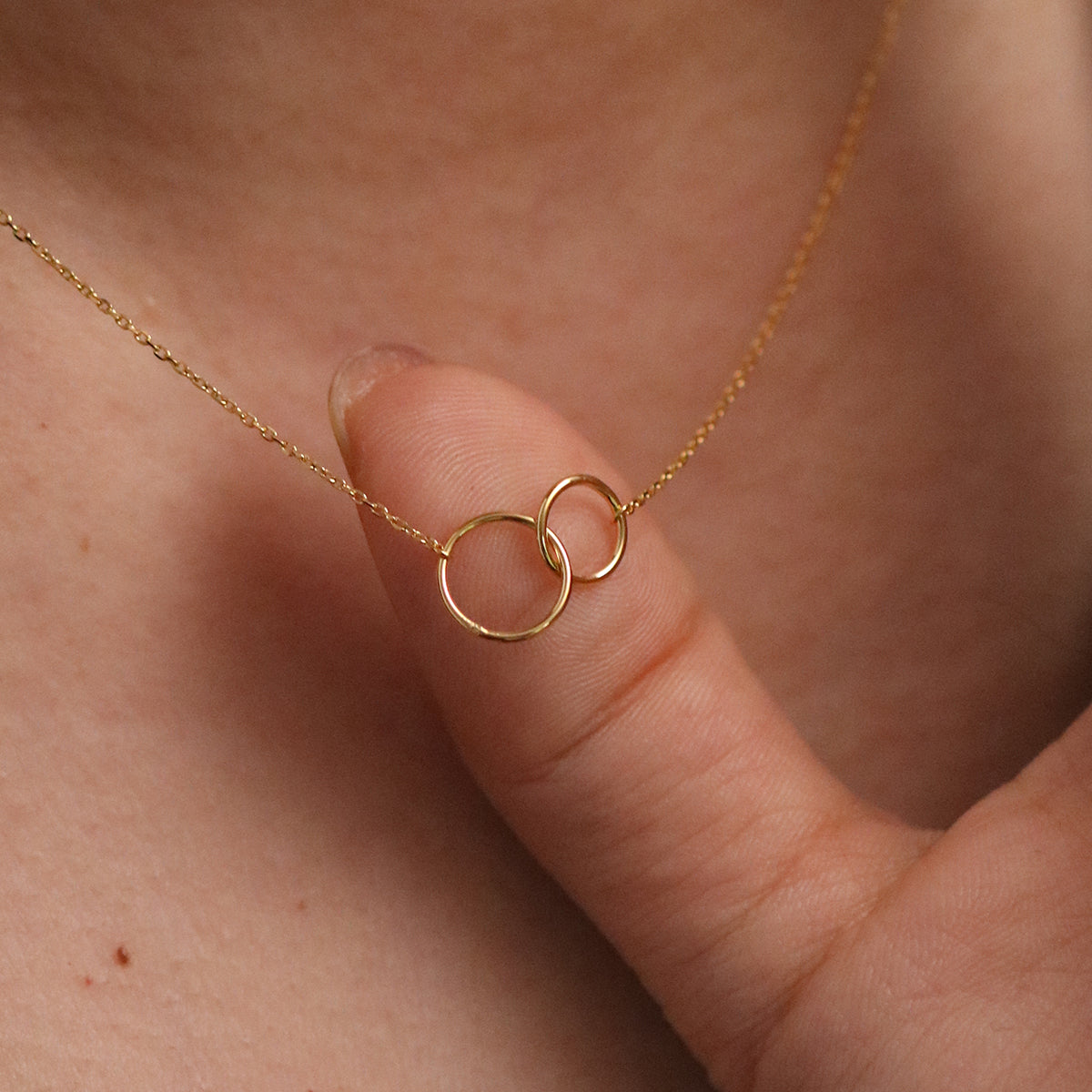 Double circles necklace-2