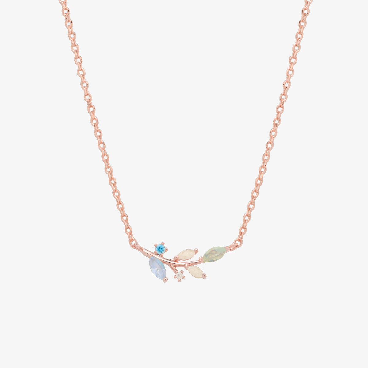 Moonstone vine necklace-5
