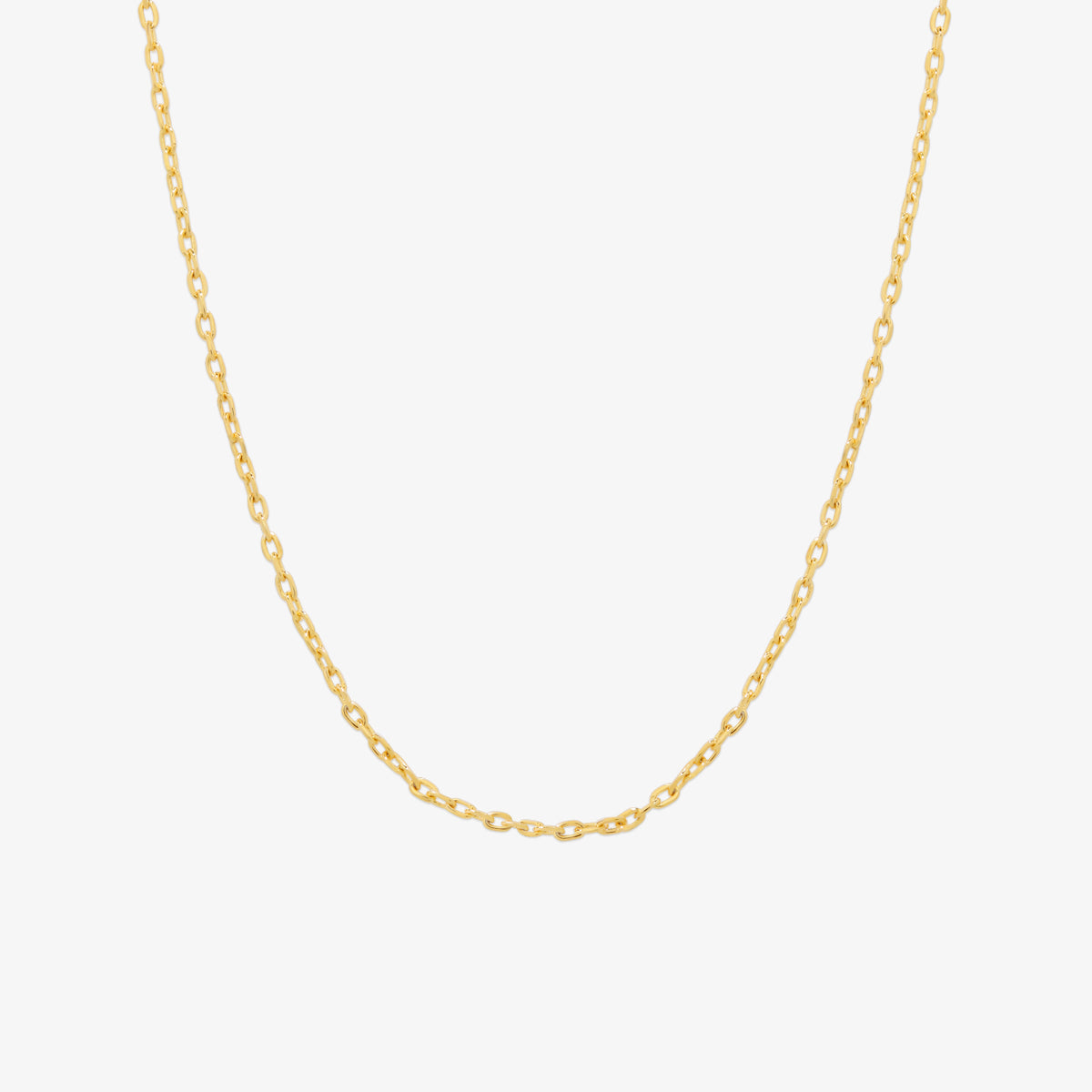 Plain chain necklace-0