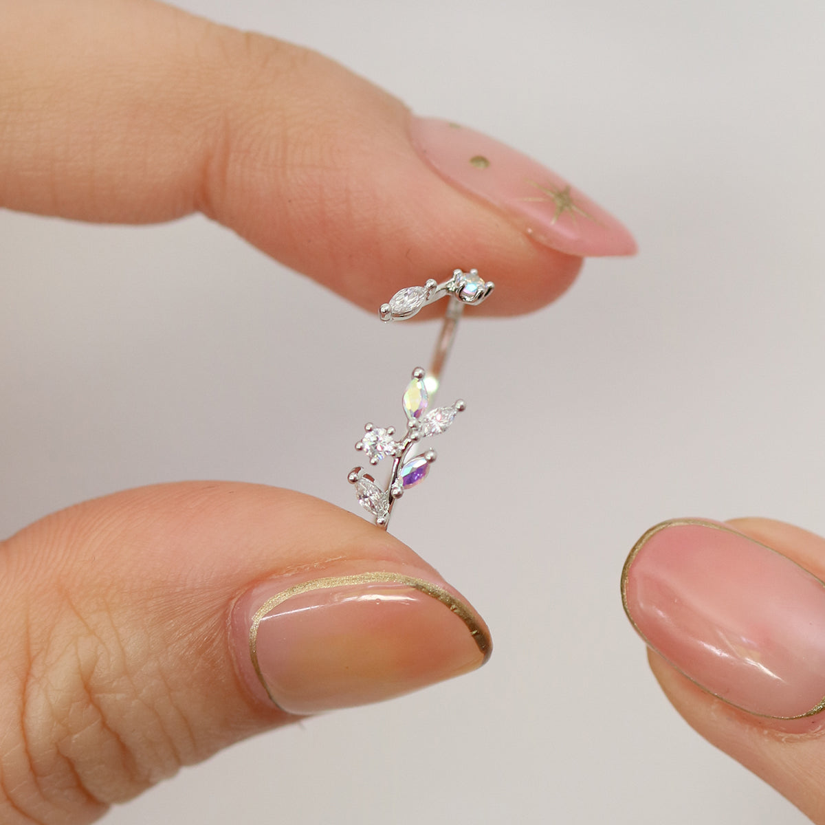 Smoky topaz vine ring-3