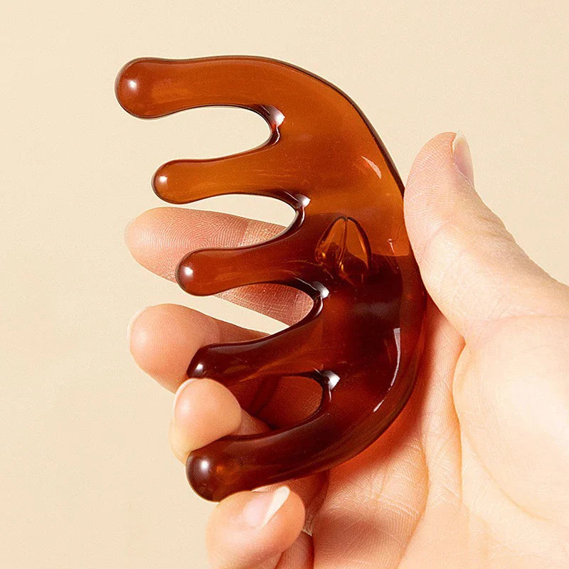 Resin Gua Sha & Scalp Massager Combo-4