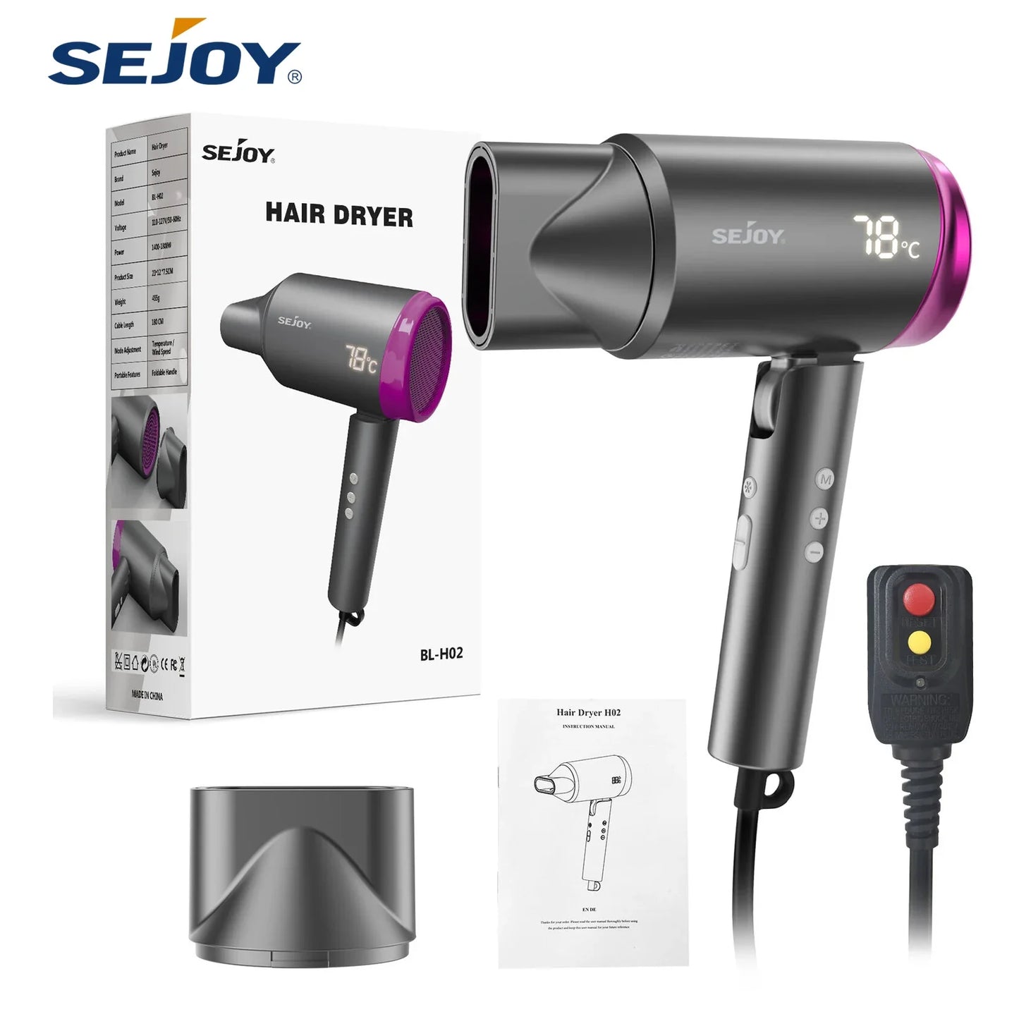 SEJOY Ionic Hair Dryers-0