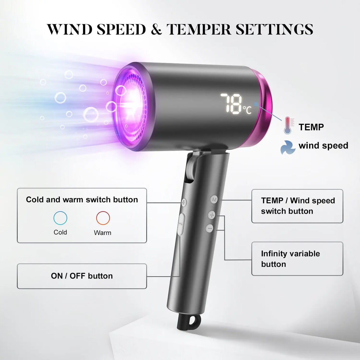 SEJOY Ionic Hair Dryers-1