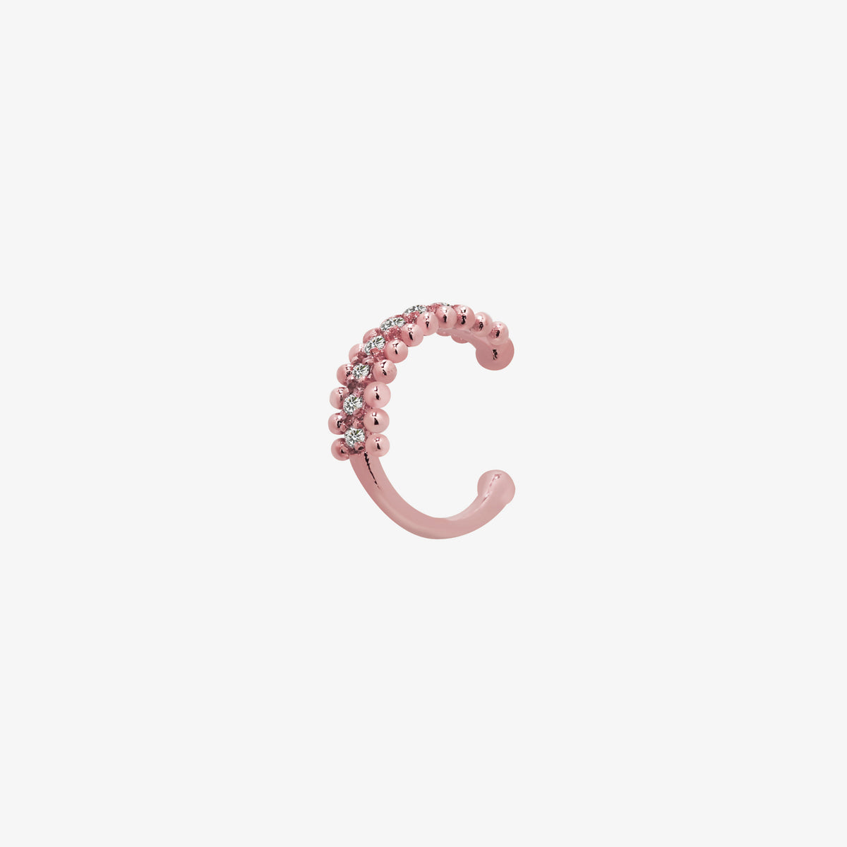 Dotted Cubic Ear Cuff-5