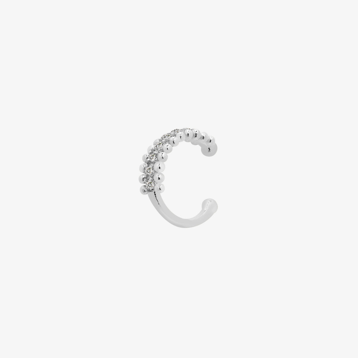 Dotted Cubic Ear Cuff-4