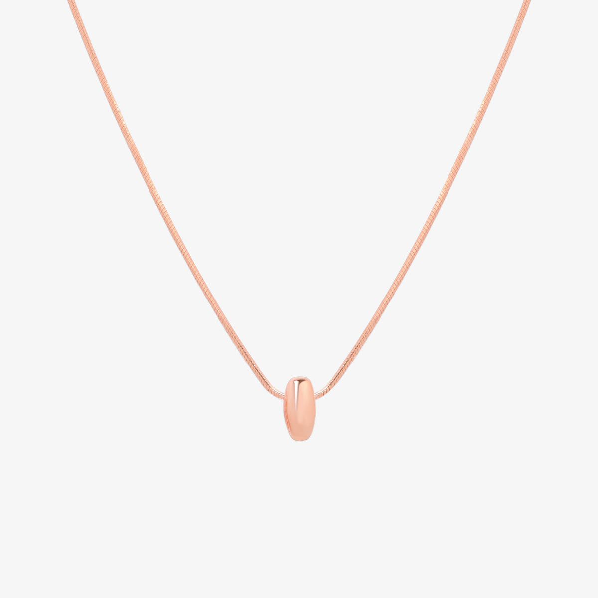 Bubble Initial Pendant Necklace (50cm)-60