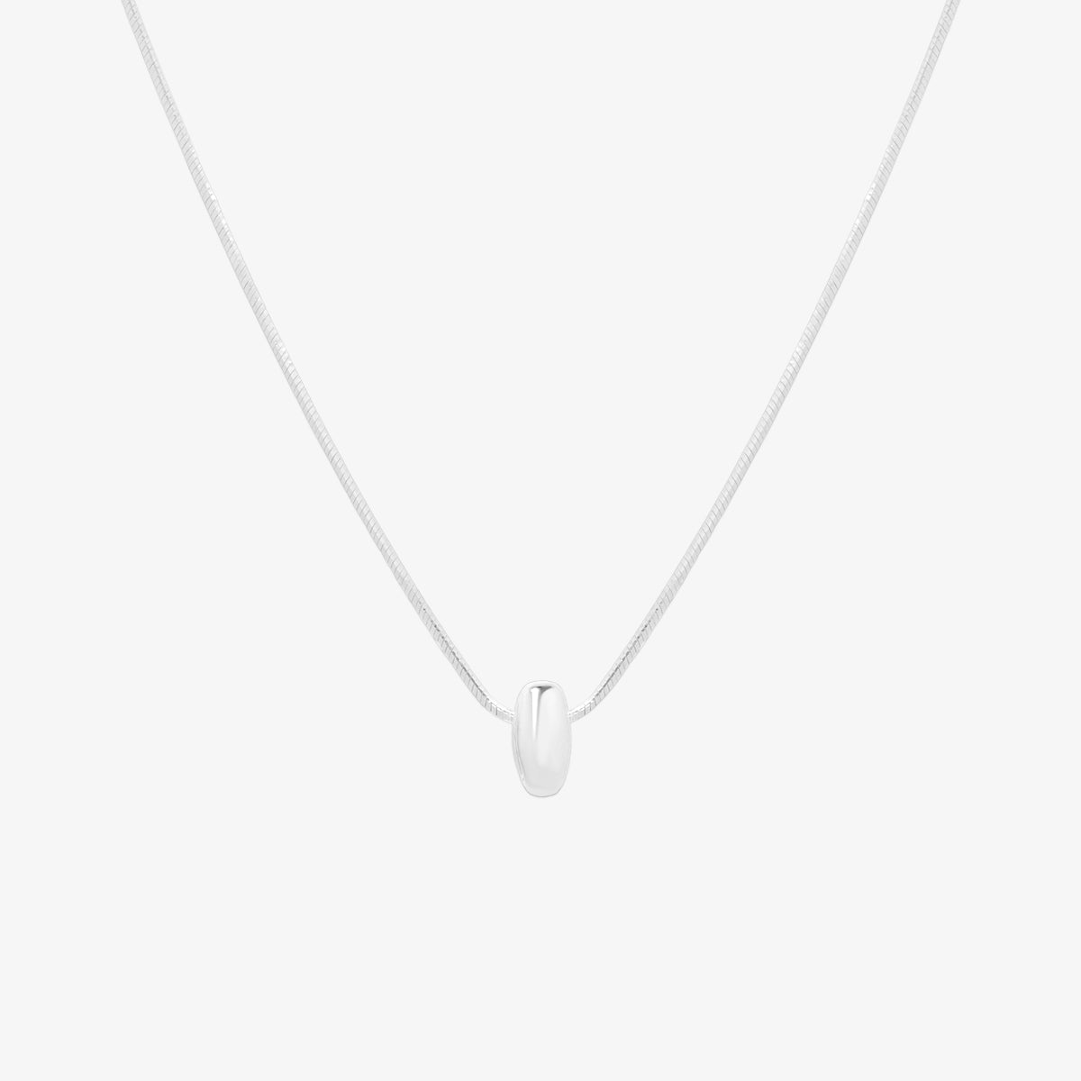 Bubble Initial Pendant Necklace (50cm)-34