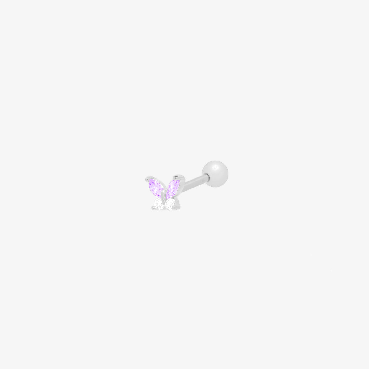 Purple butterfly piercing-4