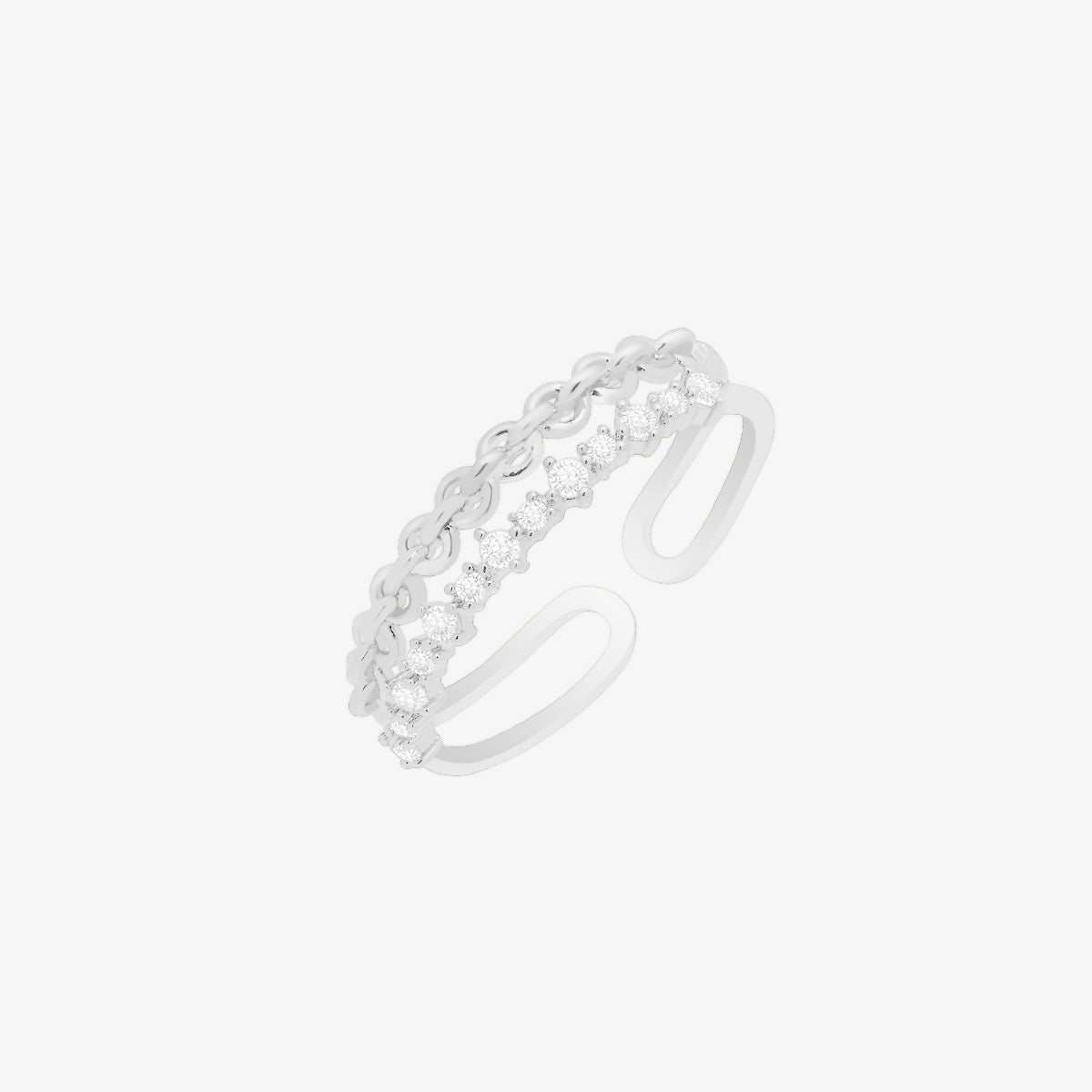 Double chain ring-5