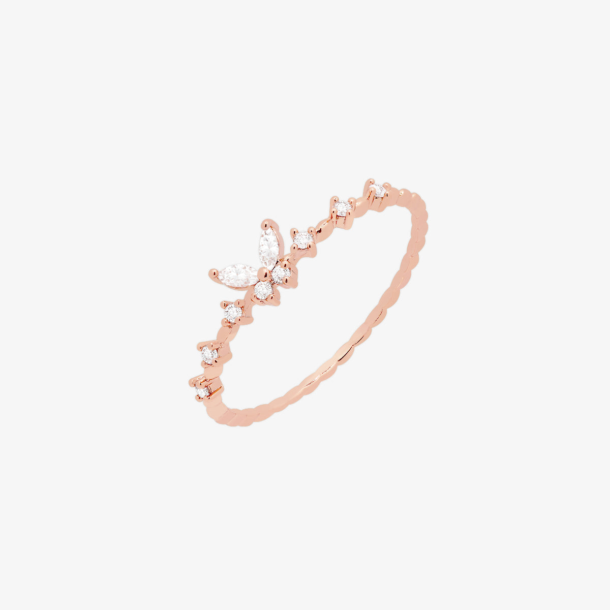 Cubic butterfly ring-6