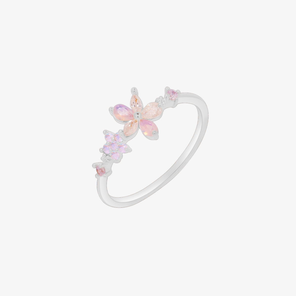 Moonstone Blossom Duo Ring-5