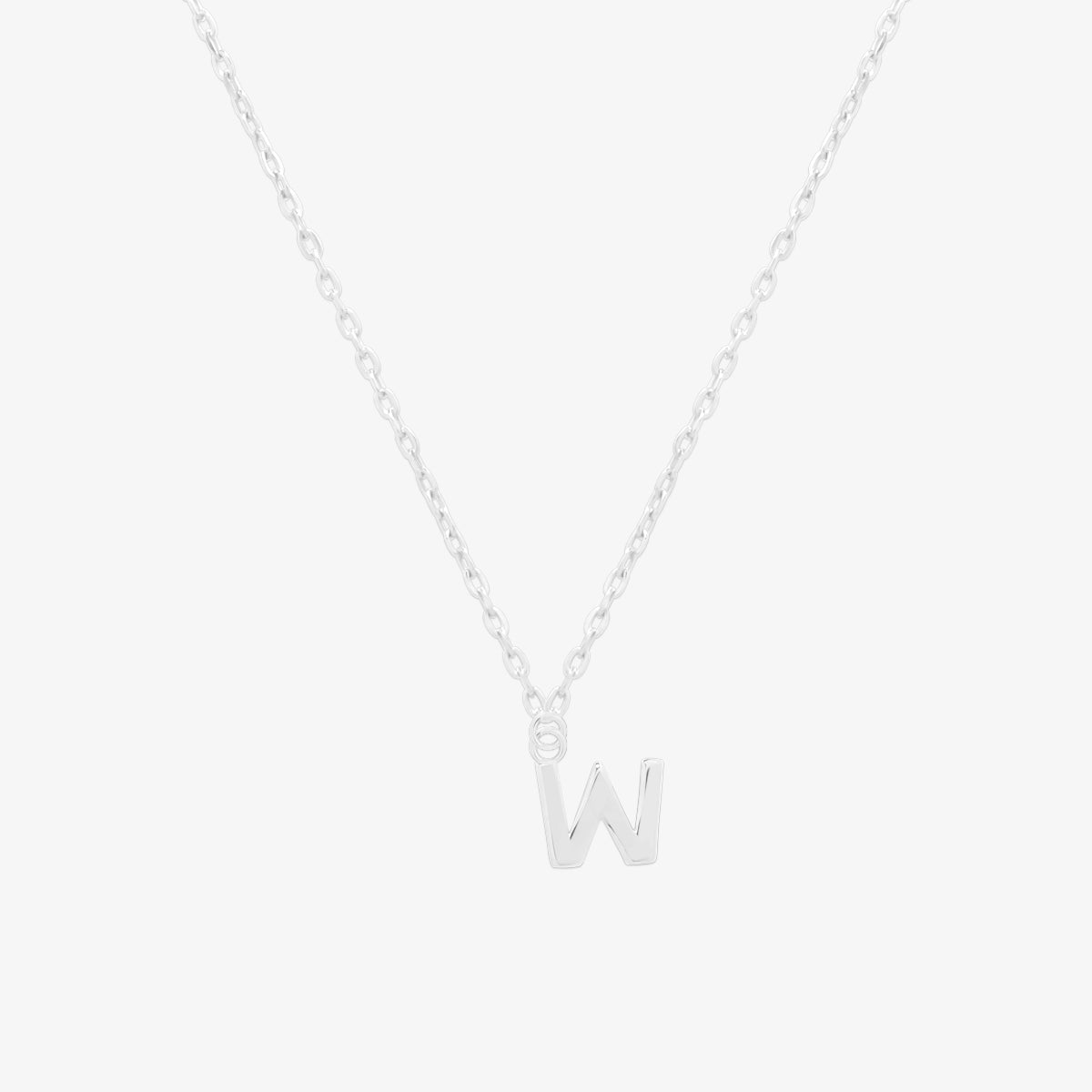 Classic Initial Pendant Necklace-48