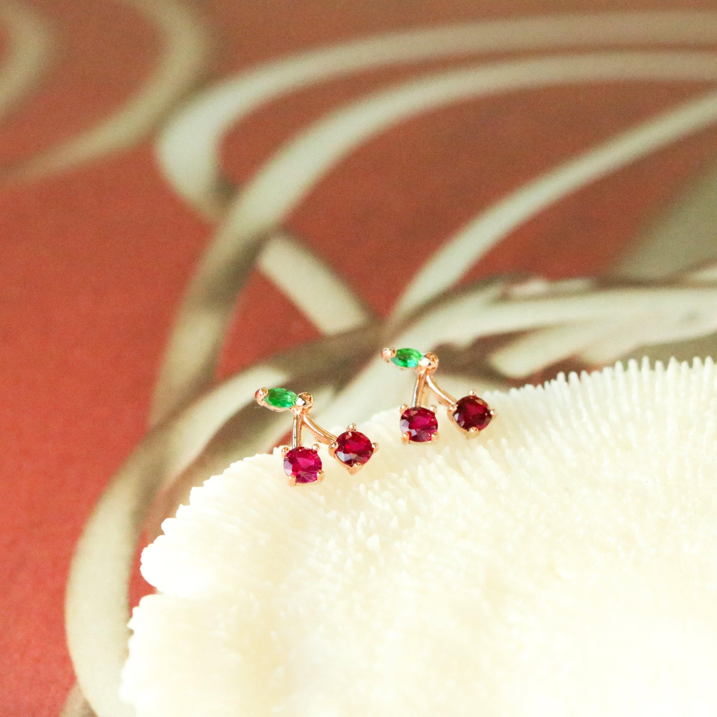 Cherry earrings-1