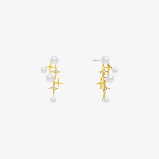 Pearl galaxy earrings-0