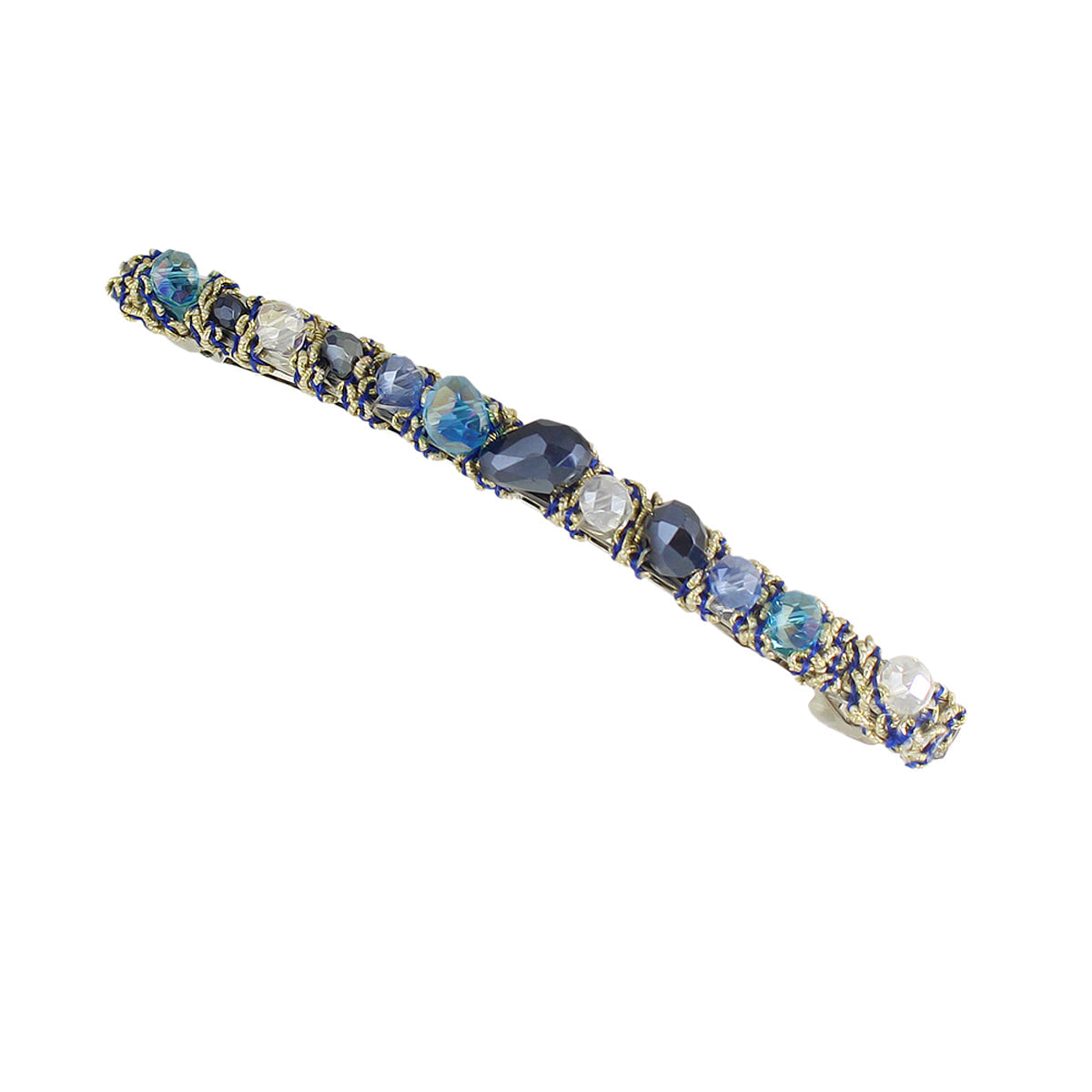 Luxury Handmade Colorful Acrylic Beads Hair Clips Barrette Girl Hair Accessories-4