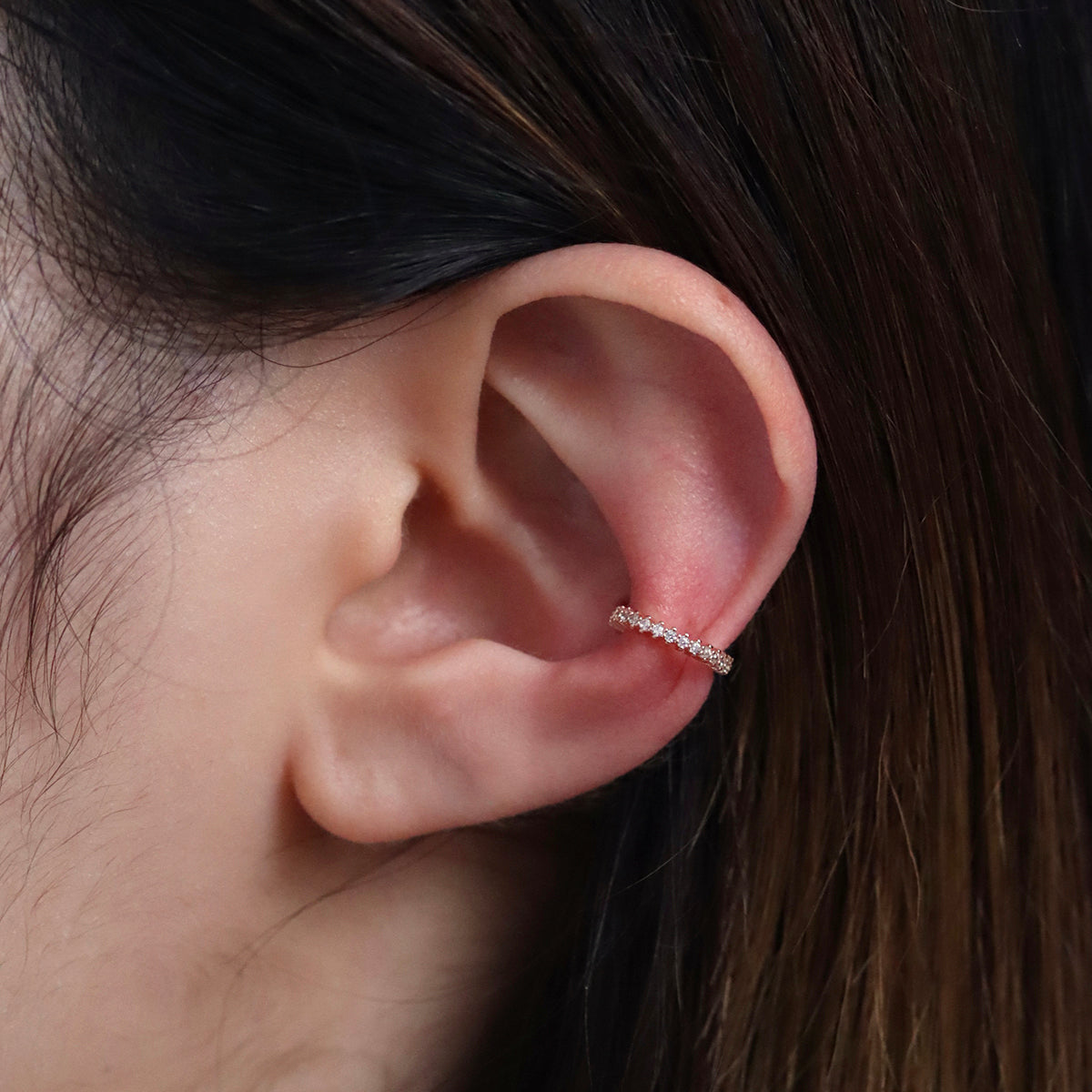 Simple Sparkle Ear Cuff-3