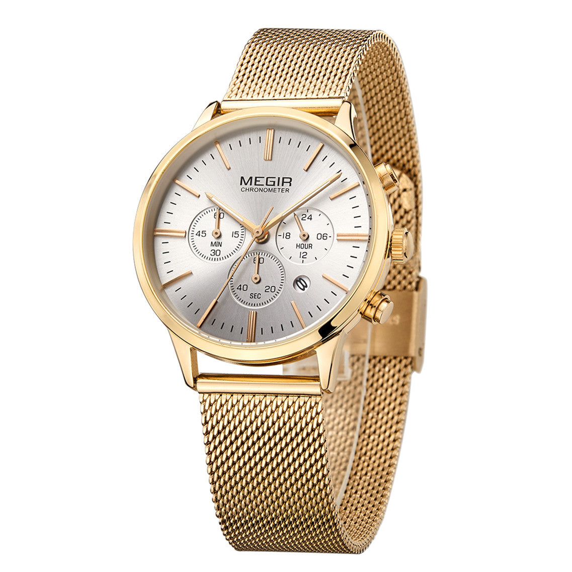 MEGIR Brand Luxury Women Watches Fashion Quartz Ladies Watch Sport Relogio Feminino Wristwatch Waterproof Dress Clock 2011-7