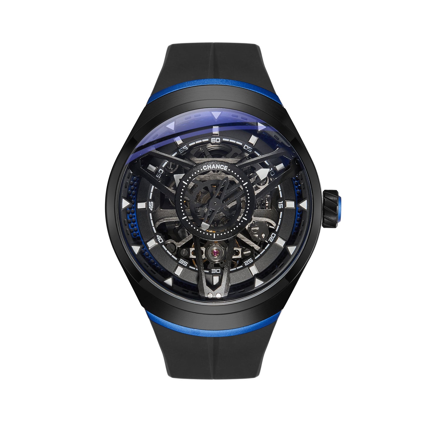 CHANCE Automatic Movement Mechanical Watch for Men Luxury Stainless Steel Case Business Wristwatch Waterproof Clock-9