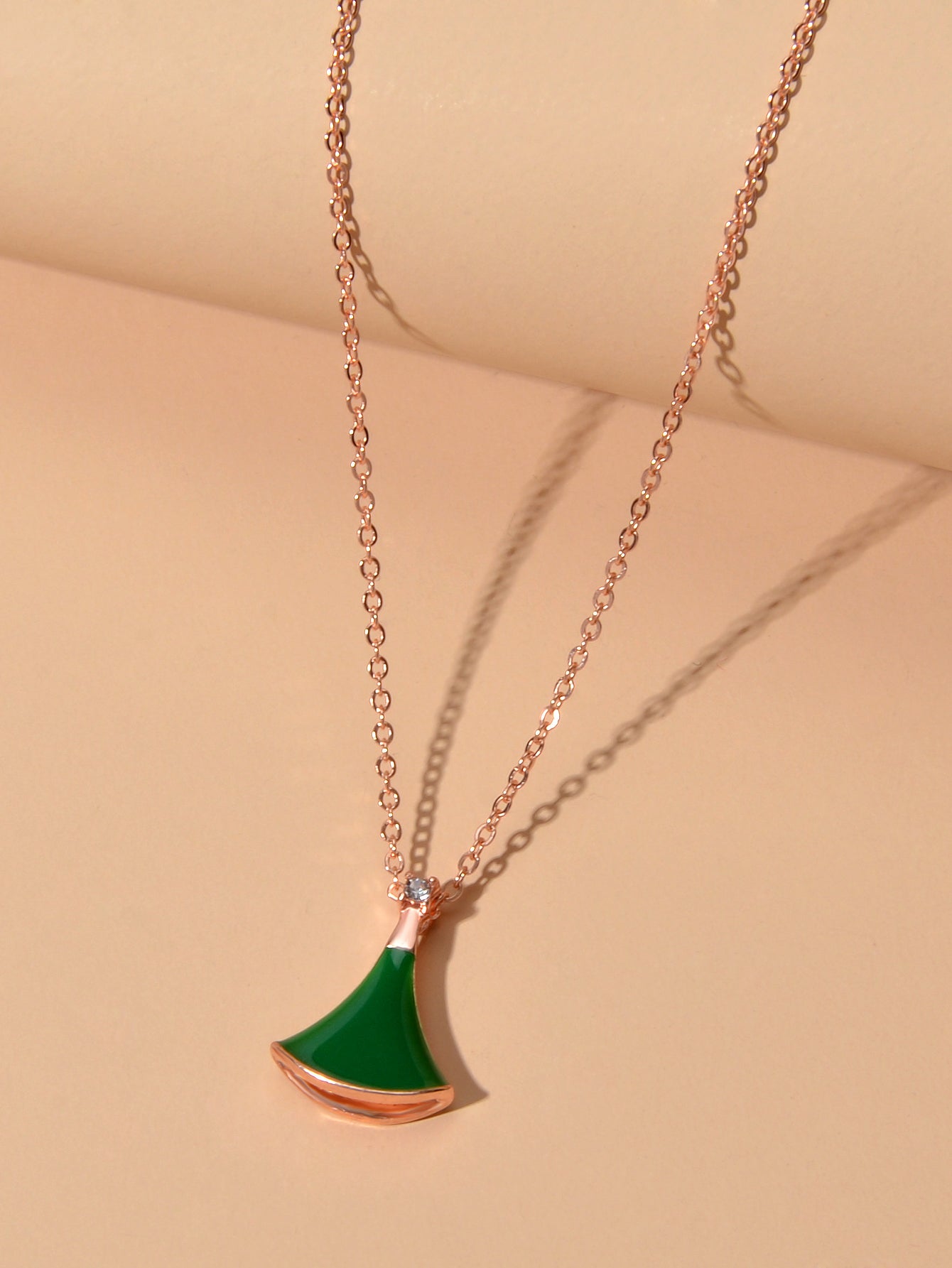 Traditional Ethnic Indian Jewellery Enamel Sector Shape Charm Bohemian Necklace-3