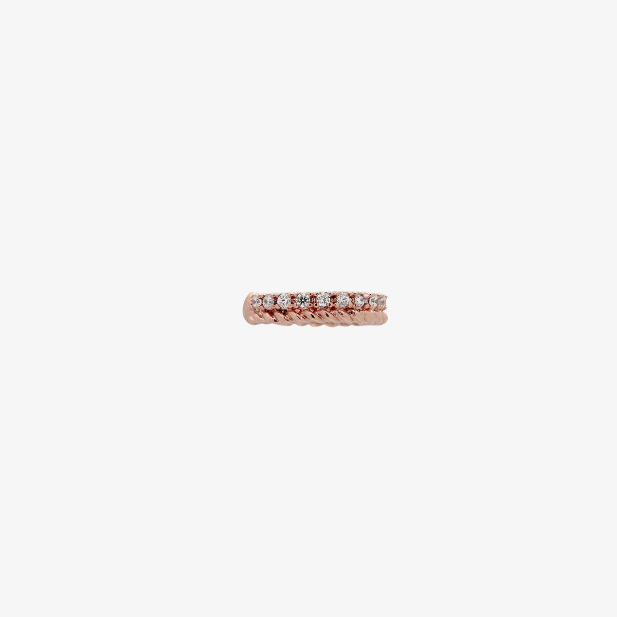 Simple Line Sparkle Ear Cuff-5