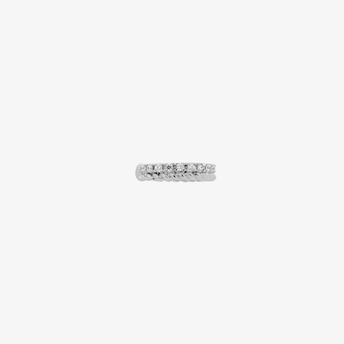 Simple Line Sparkle Ear Cuff-4
